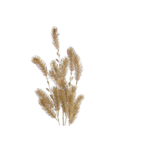 Pé de Folhagem Dourado/Champanhe – 2 Bonito pé de flor em dourado champanhe, artificial