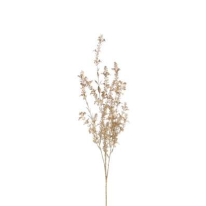 Pé de Folhagem Dourado/Champanhe – 4 Bonito pé de flor em dourado champanhe, artificial