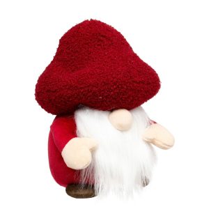 Figura Gnomo Poliester Bonita e original decoração gnomo em poliéster e areia