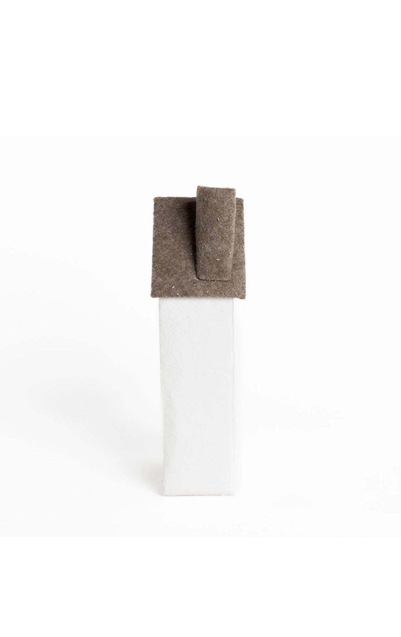 Casinha Branca e Taupe - 31 cms