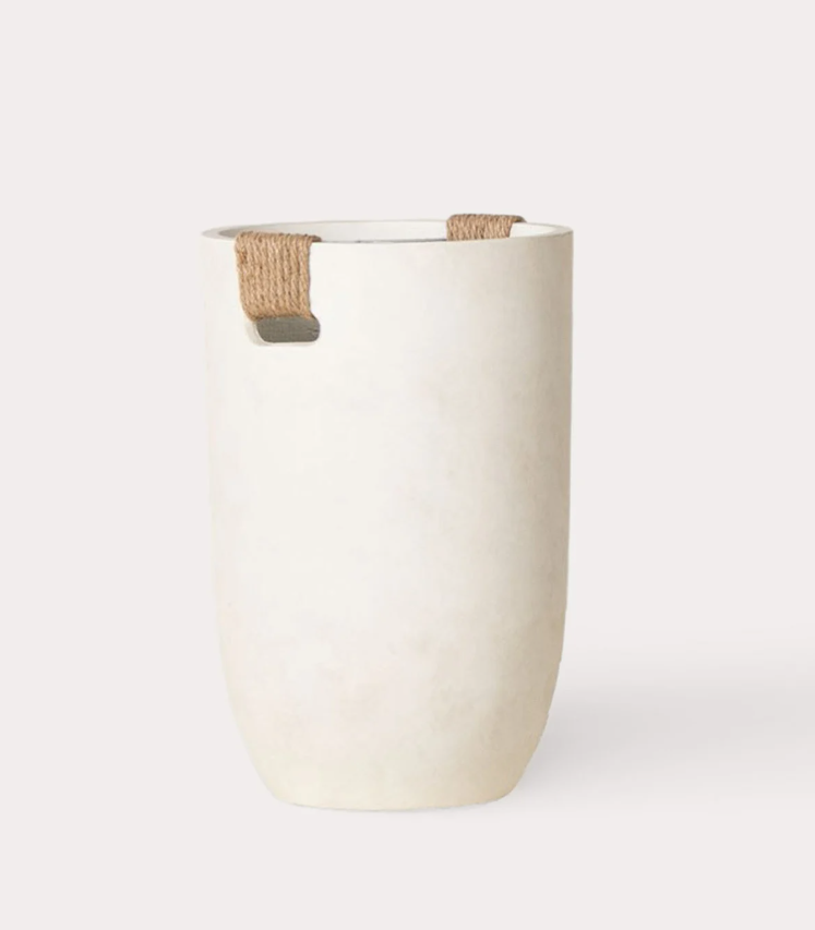 Vaso Alto Cimento e Corda