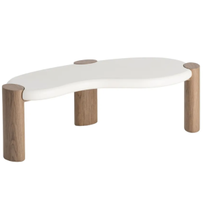 Mesa Centro Orgânica MDF Bonita e original mesa modelo orgânico em madeira e MDF