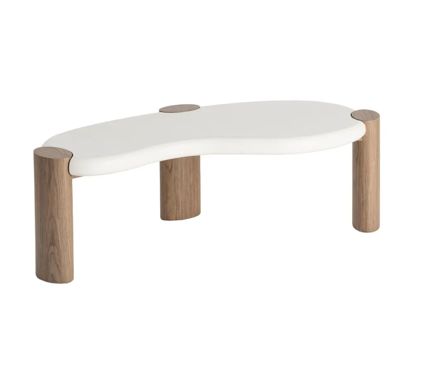 Mesa Centro Orgânica MDF