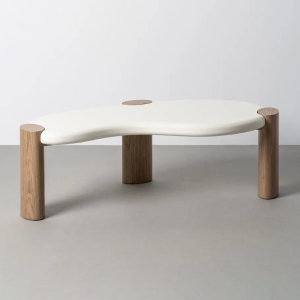 Mesa Centro Orgânica MDF Bonita e original mesa modelo orgânico em madeira e MDF